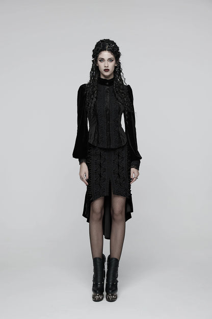 Punk Rave Women's Gothic Blouse Daily Shirt UK 8-22 - QHA UK