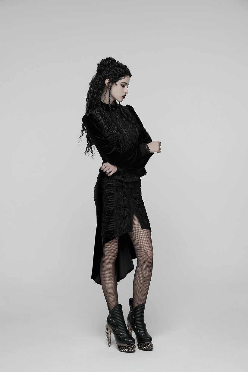 Punk Rave Women's Gothic Blouse Daily Shirt UK 8-22 - QHA UK