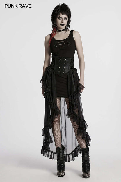 Punk Rave Skirt Dila Romantic Chiffon UK 8-22 - QHA UK