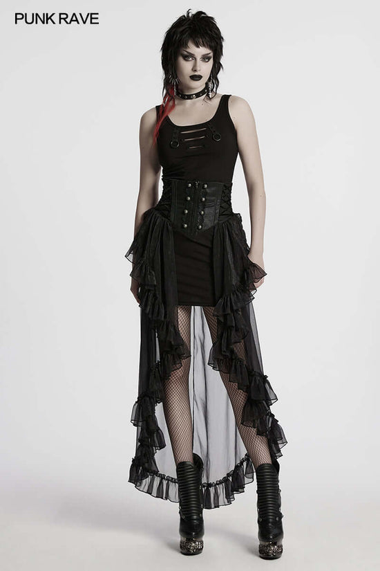 Punk Rave Skirt Dila Romantic Chiffon UK 8-22 - QHA UK