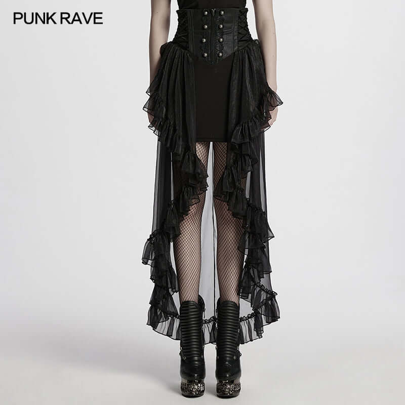 Punk Rave Skirt Dila Romantic Chiffon UK 8-22 - QHA UK