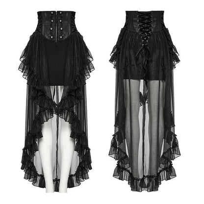 Punk Rave Skirt Dila Romantic Chiffon UK 8-22 - QHA UK
