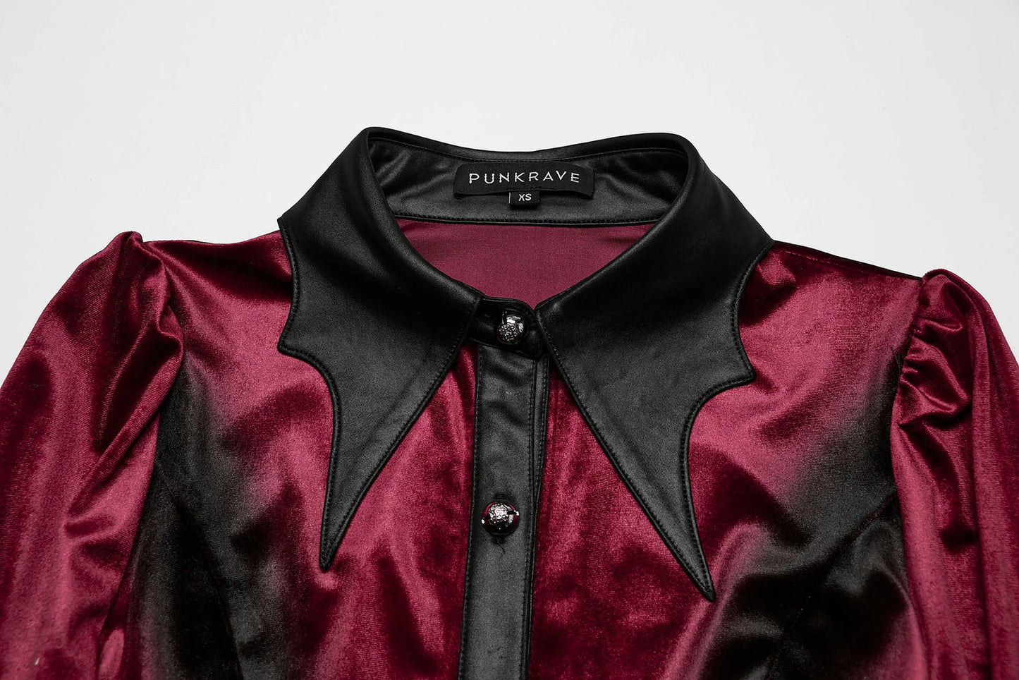 Punk Rave Shirt Fawn Gradient Printed Red UK 8-22 - QHA UK