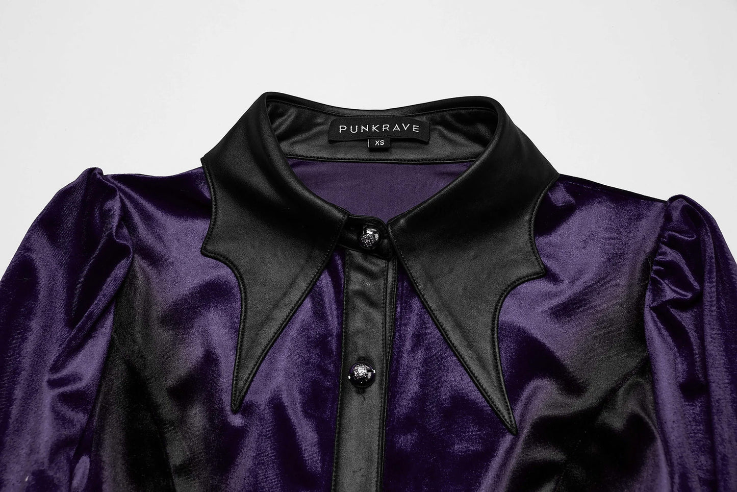 Punk Rave Shirt Fawn Gradient Printed in Violet UK 8-22 - QHA UK