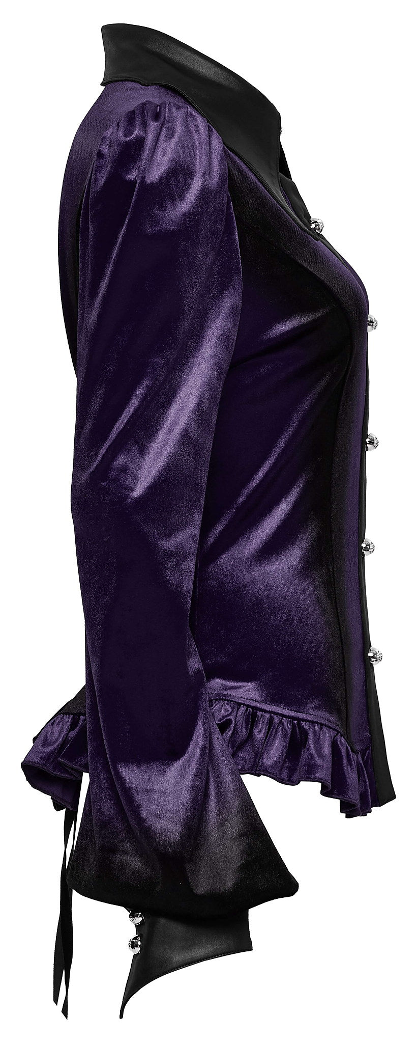 Punk Rave Shirt Fawn Gradient Printed in Violet UK 8-22 - QHA UK