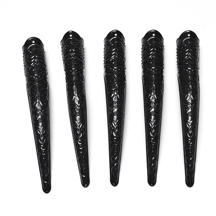 Punk Rave Gothic Gloves Fluffy Claw - QHA UK