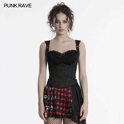 Punk Rave Camisole Top Gale Corset Cami UK 8-22 - QHA UK