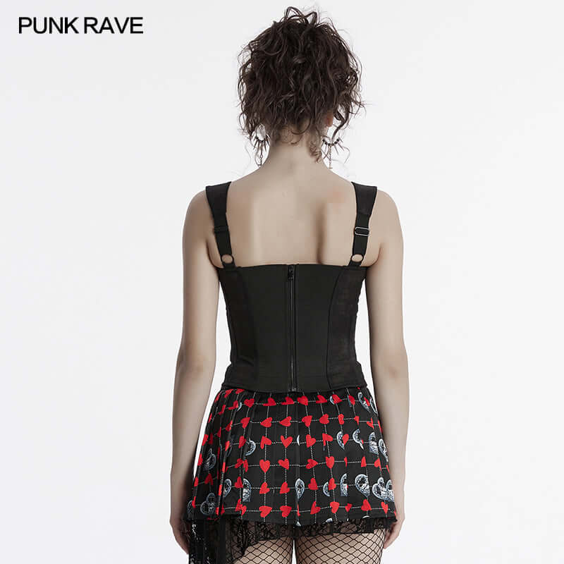 Punk Rave Camisole Top Gale Corset Cami UK 8-22 - QHA UK