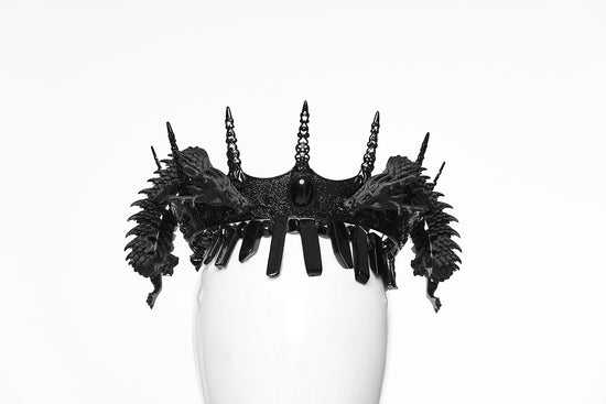 Punk Rave Gothic Crown Coiling Dragon - QHA UK