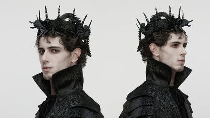 Punk Rave Gothic Crown Coiling Dragon - QHA UK