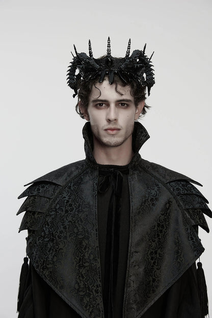 Punk Rave Gothic Crown Coiling Dragon - QHA UK