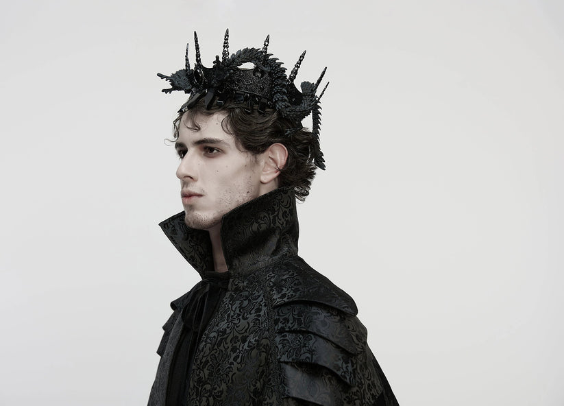 Punk Rave Gothic Crown Coiling Dragon - QHA UK