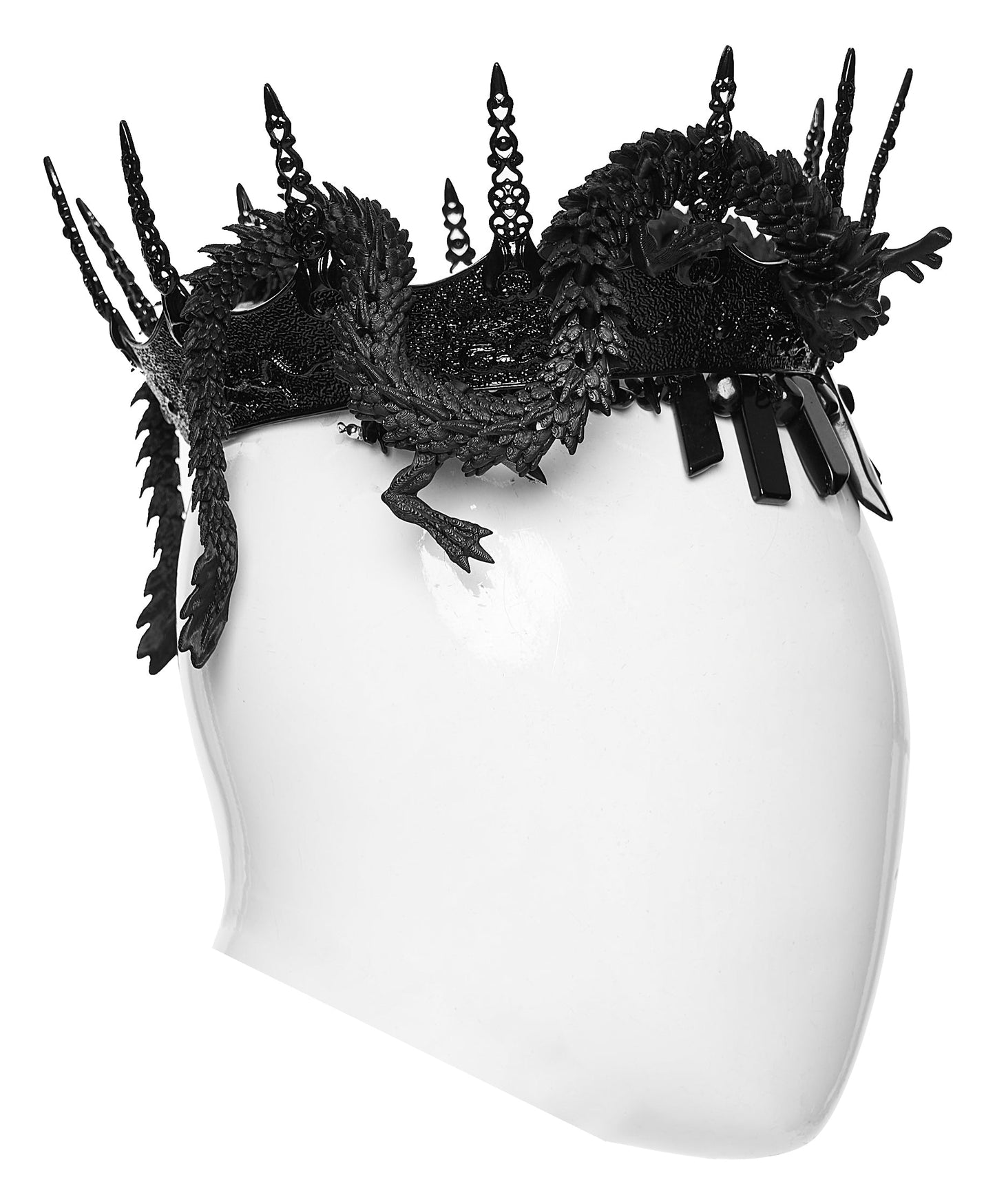 Punk Rave Gothic Crown Coiling Dragon - QHA UK