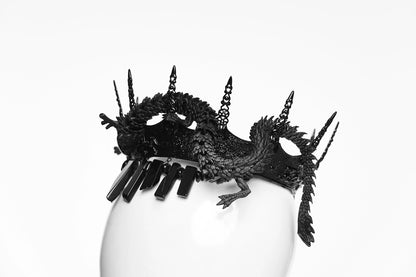 Punk Rave Gothic Crown Coiling Dragon - QHA UK