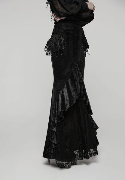 Punk Rave Gothic Skirt Fishtail UK 8-22 - QHA UK