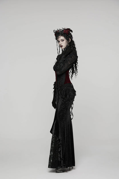 Punk Rave Gothic Skirt Fishtail UK 8-22 - QHA UK