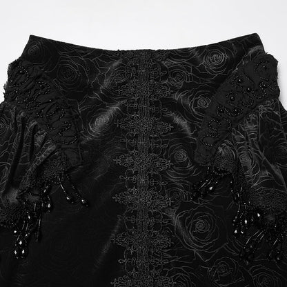 Punk Rave Gothic Skirt Fishtail UK 8-22 - QHA UK