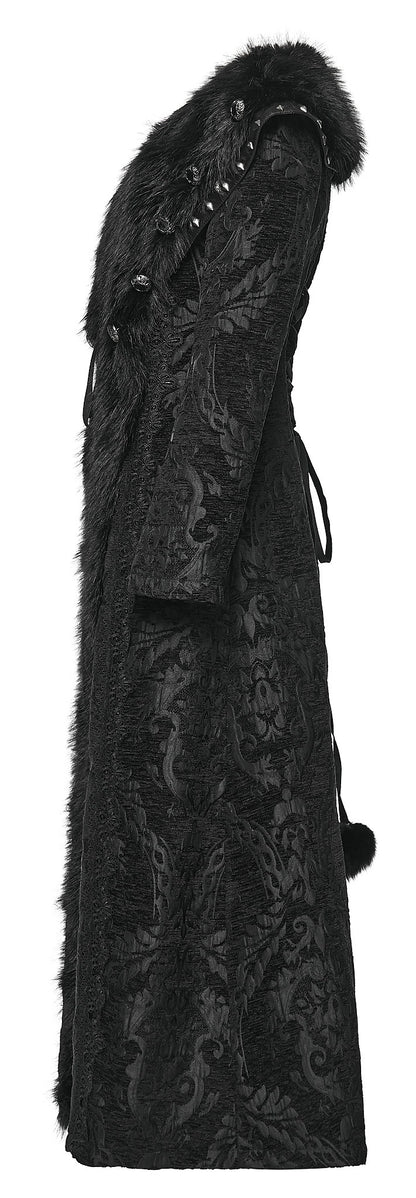 Punk Rave Gothic Coat Plush UK 8-22 - QHA UK