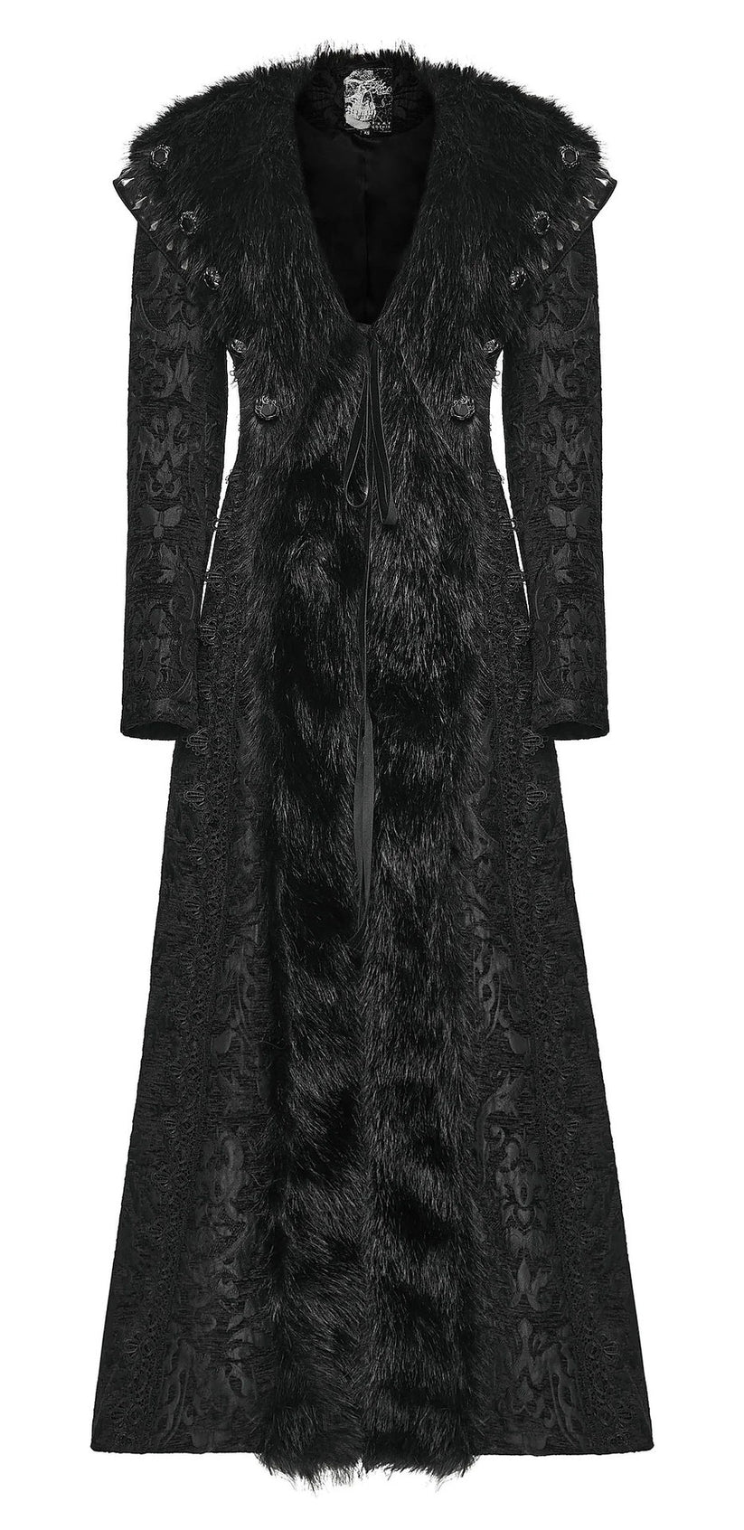Punk Rave Gothic Coat Plush UK 8-22 - QHA UK