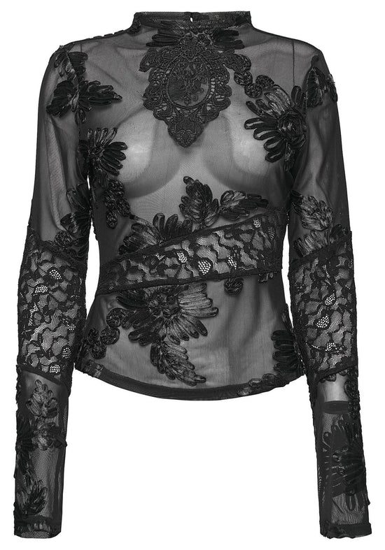 Punk Rave Women's Gothic Slip Lace Undershirt UK 8-16 - QHA UK