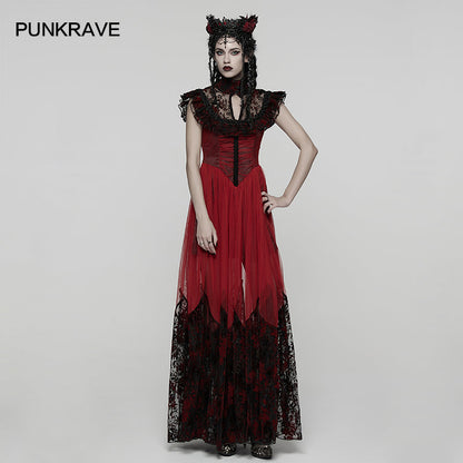Punk Rave Gothic Dress Flying Sleeve UK 8-22 - QHA UK