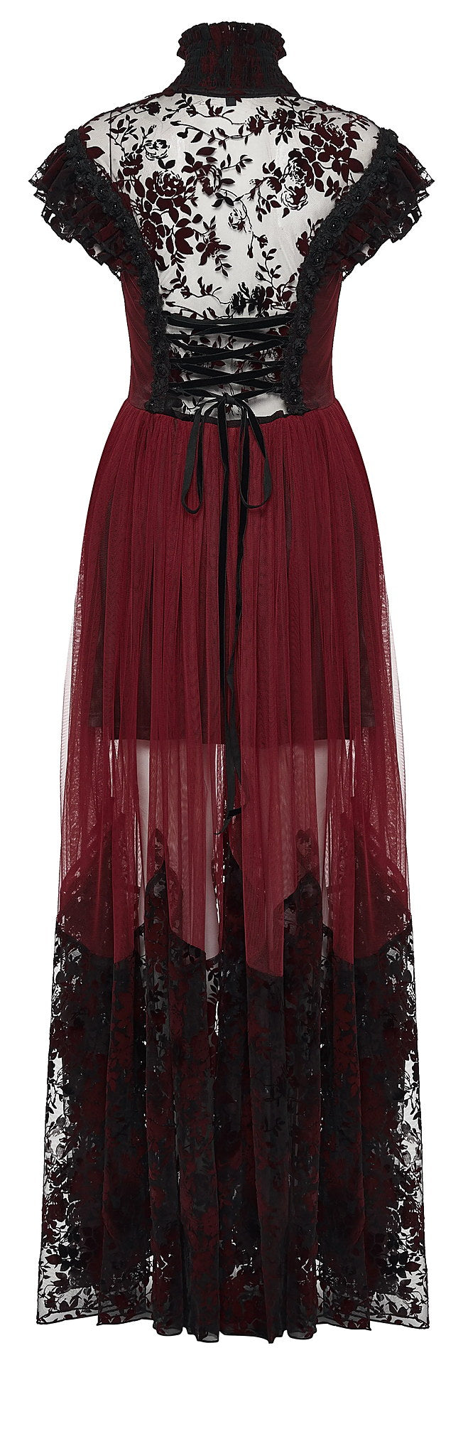 Punk Rave Gothic Dress Flying Sleeve UK 8-22 - Sleeve Detail - QHA UK