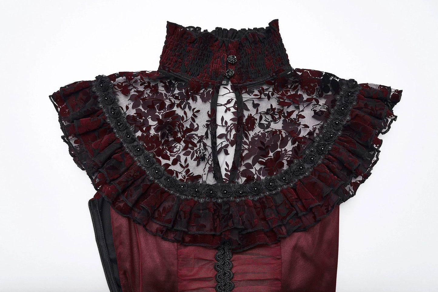 Punk Rave Gothic Dress Flying Sleeve UK 8-22 - Sleeve Detail - QHA UK
