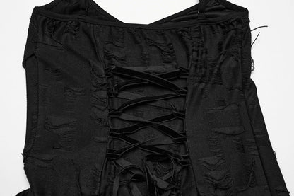 Punk Rave Dress Honey Irregular Split UK 8-22 - QHA UK