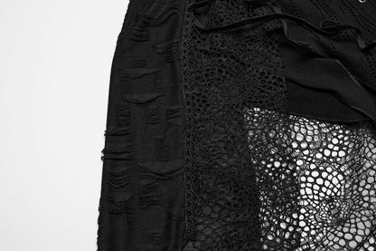 Punk Rave Dress Honey Irregular Split UK 8-22 - QHA UK