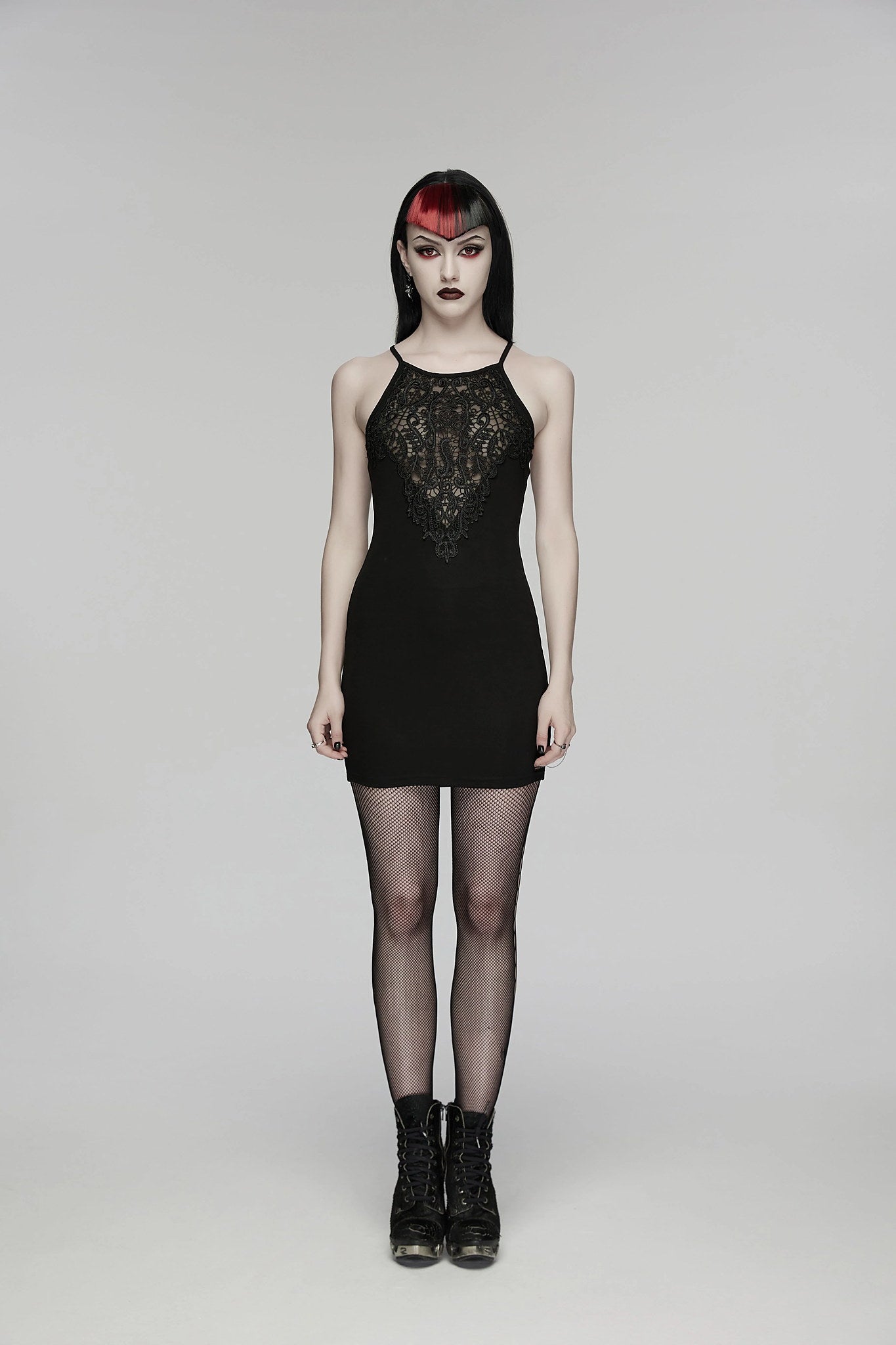 Punk Rave Gothic Dress Juliette Slip UK 8-16 - QHA UK
