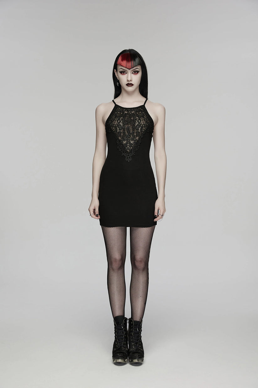 Punk Rave Gothic Dress Juliette Slip UK 8-16 - QHA UK