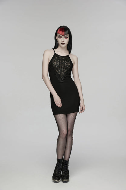 Punk Rave Gothic Dress Juliette Slip UK 8-16 - QHA UK