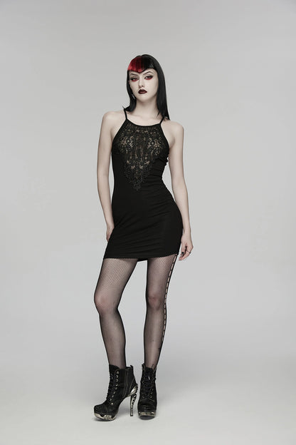Punk Rave Gothic Dress Juliette Slip UK 8-16 - QHA UK