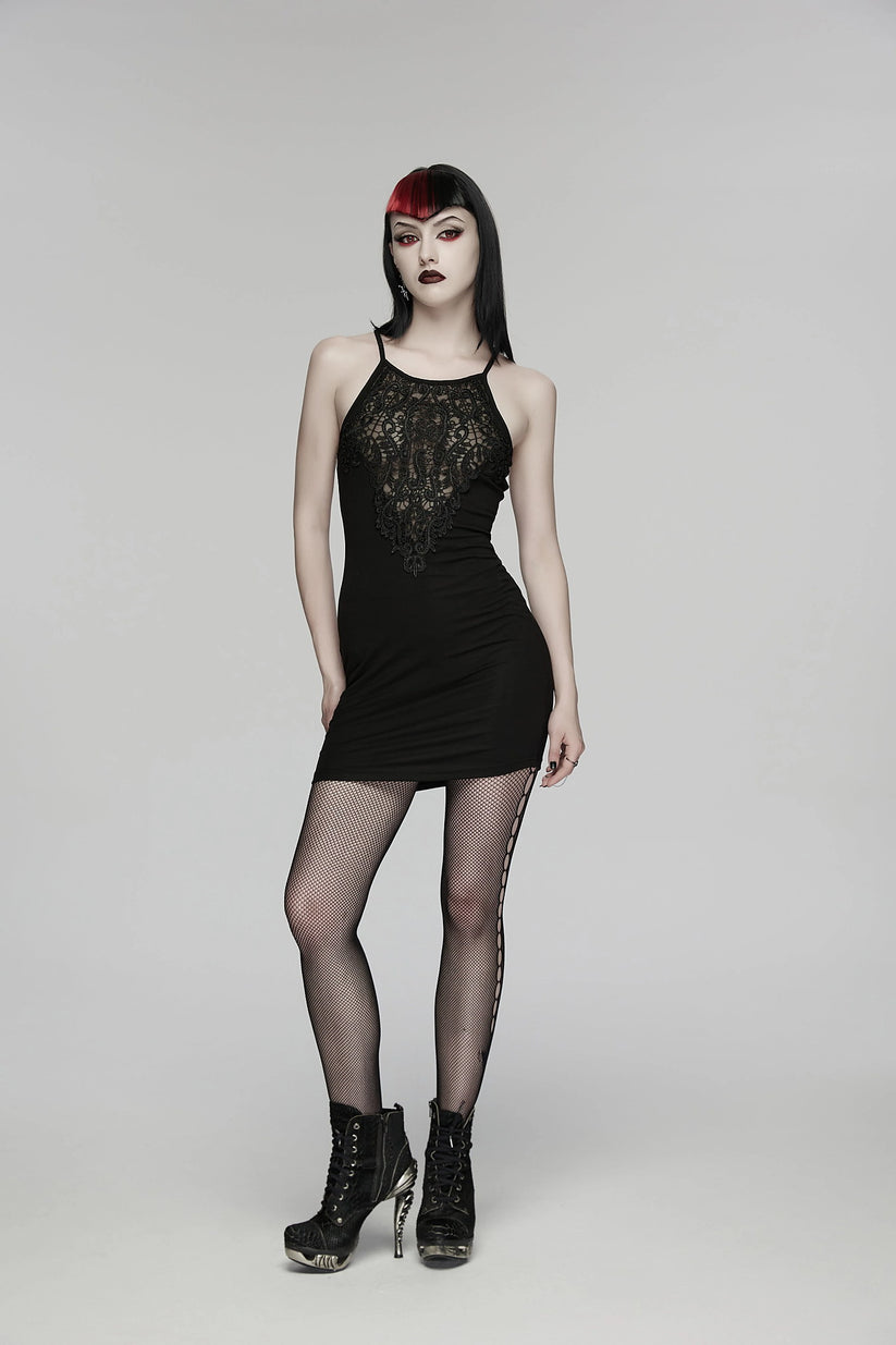 Punk Rave Gothic Dress Juliette Slip UK 8-16 - QHA UK