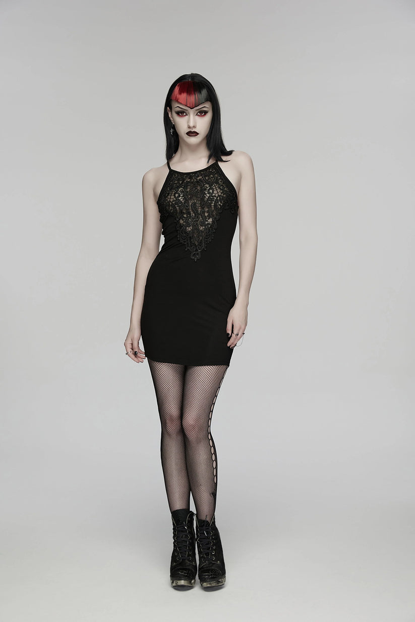 Punk Rave Gothic Dress Juliette Slip UK 8-16 - QHA UK