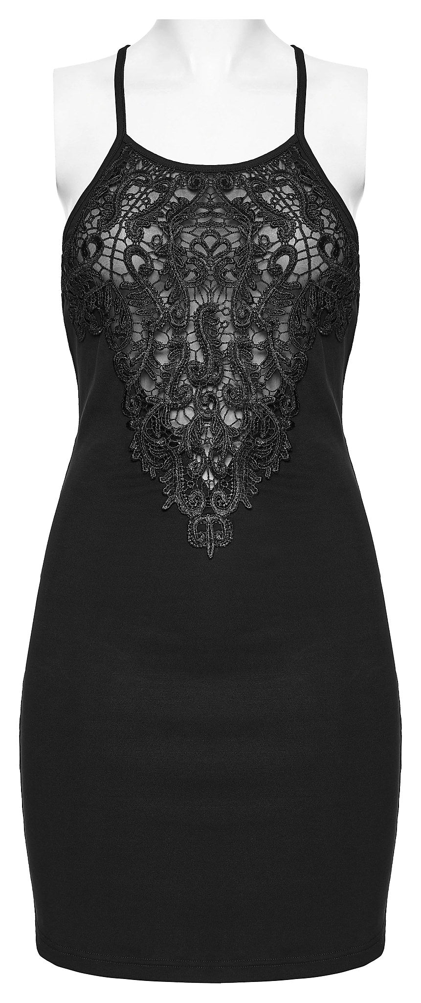 Punk Rave Gothic Dress Juliette Slip UK 8-16 - QHA UK