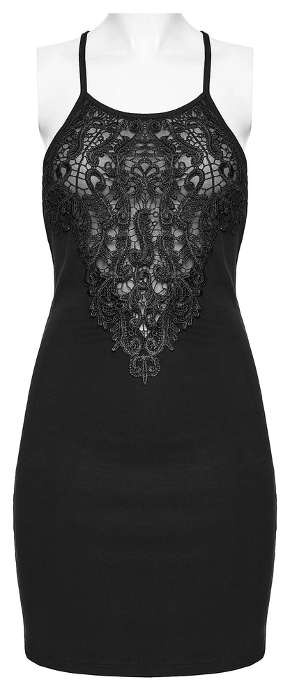 Punk Rave Gothic Dress Juliette Slip UK 8-16 - QHA UK