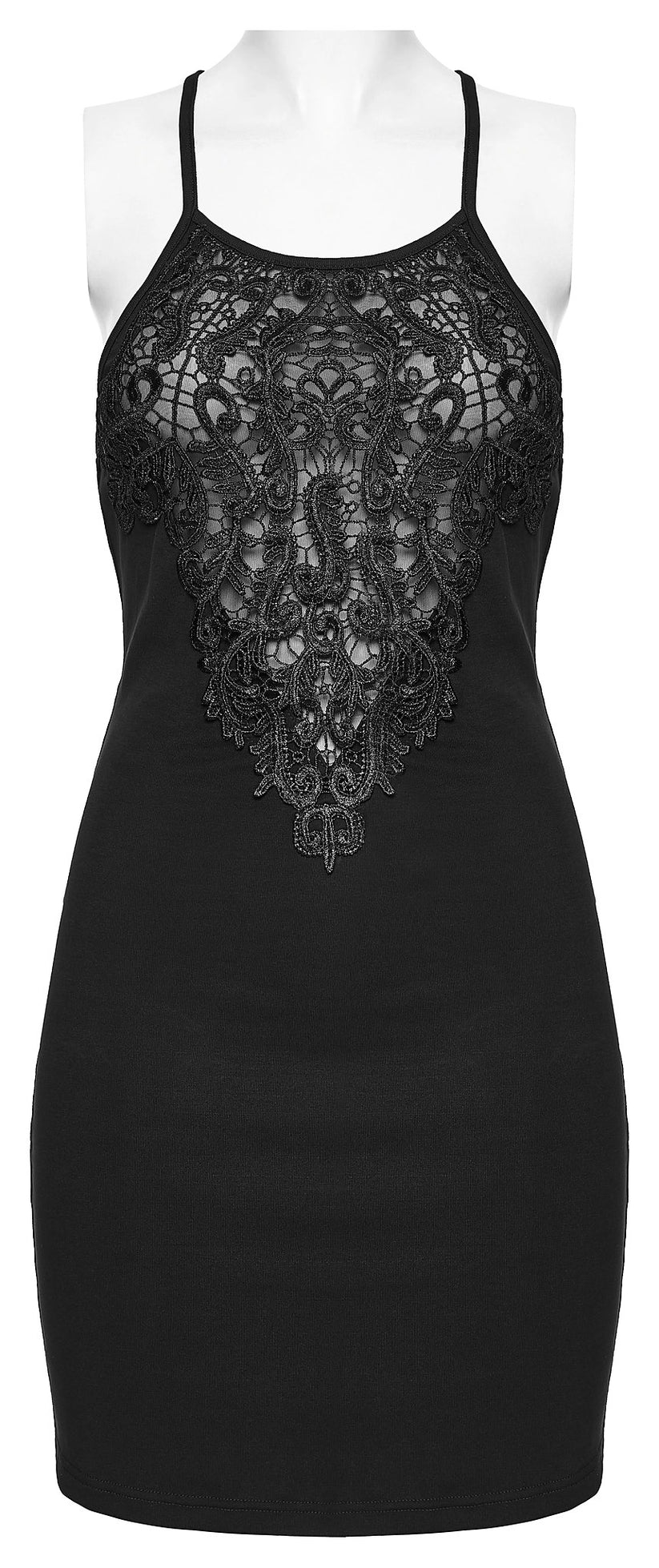 Punk Rave Gothic Dress Juliette Slip UK 8-16 - QHA UK