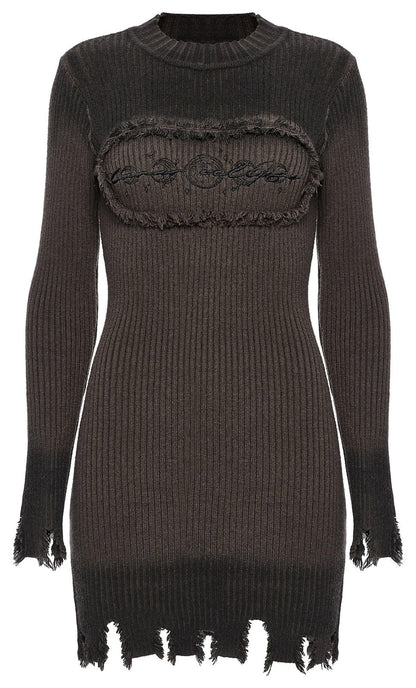 Punk Rave Dress Lunar Eclipse Embroidered UK 8-16 - QHA UK