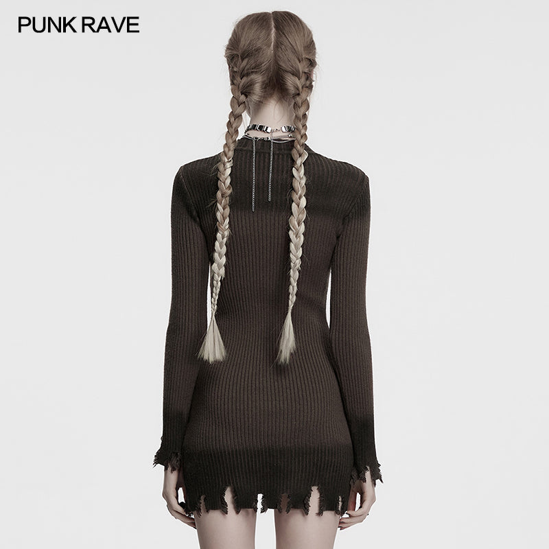 Punk Rave Dress Lunar Eclipse Embroidered UK 8-16 - QHA UK