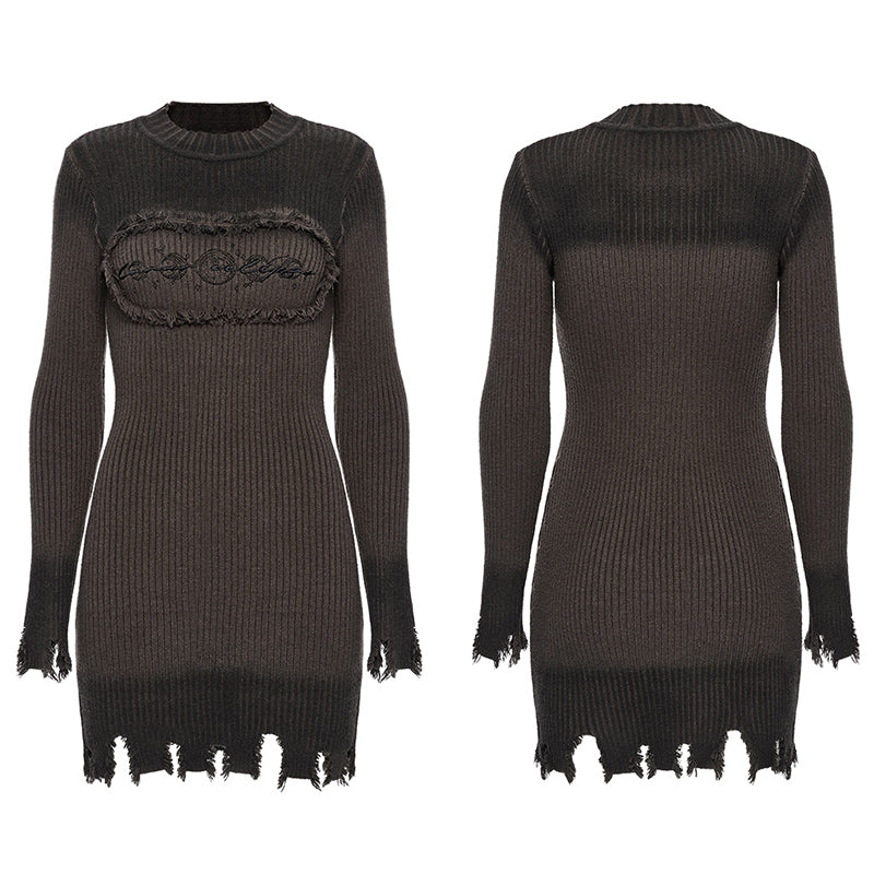 Punk Rave Dress Lunar Eclipse Embroidered UK 8-16 - QHA UK