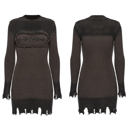 Punk Rave Dress Lunar Eclipse Embroidered UK 8-16 - QHA UK