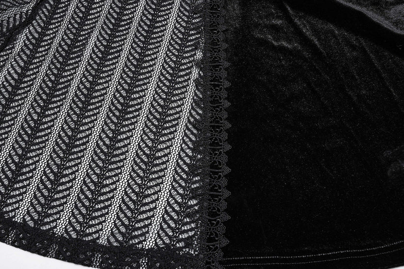 Punk Rave Gothic Skirt Nera Dynamic UK 8-22 - QHA UK