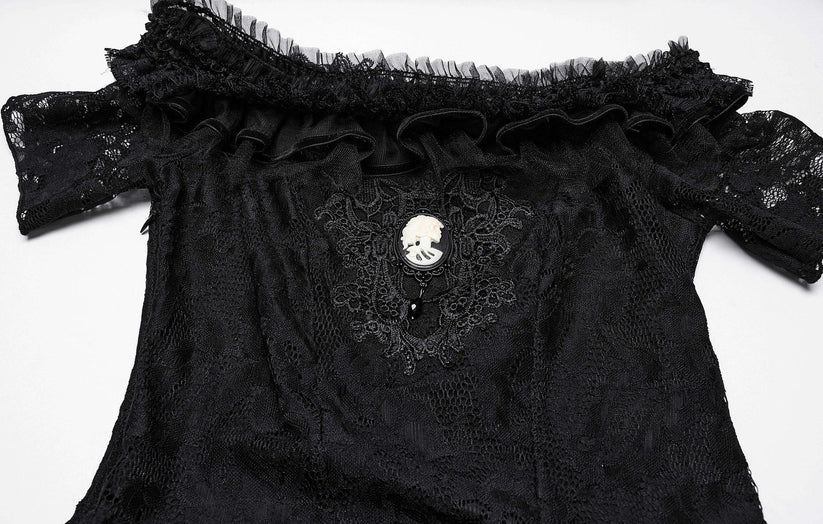 Punk Rave Steampunk Dress Penelope Lace UK 8-22 - QHA UK