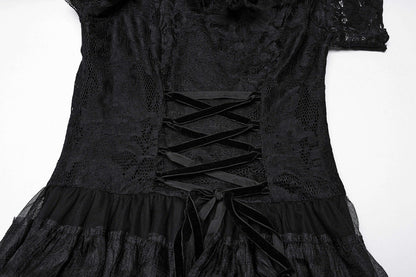 Punk Rave Steampunk Dress Penelope Lace UK 8-22 - QHA UK