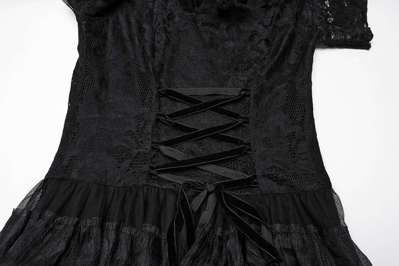 Punk Rave Steampunk Dress Penelope Lace UK 8-22 - QHA UK