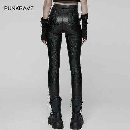Punk Rave Women's Leggings Ravenna Black Prism Finish UK 10-22 - QHA UK