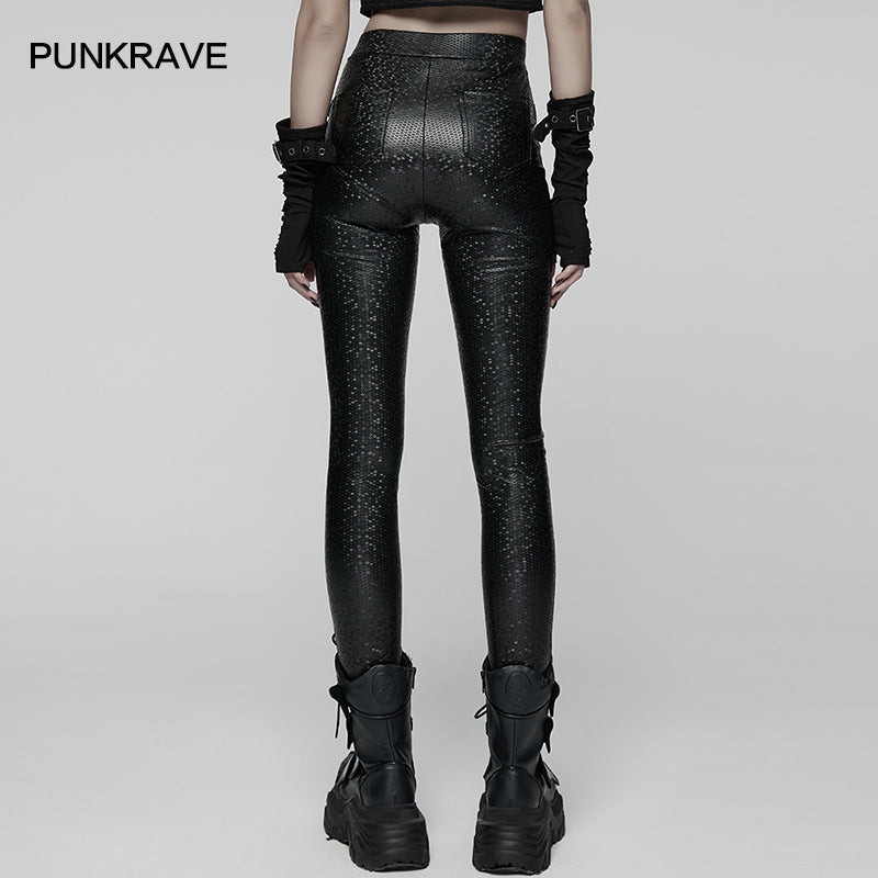 Punk Rave Women's Leggings Ravenna Black Prism Finish UK 10-22 - QHA UK