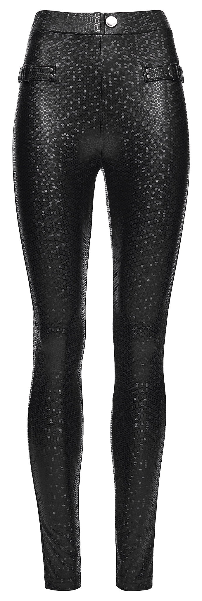 Punk Rave Women's Leggings Ravenna Black Prism Finish UK 10-22 - QHA UK