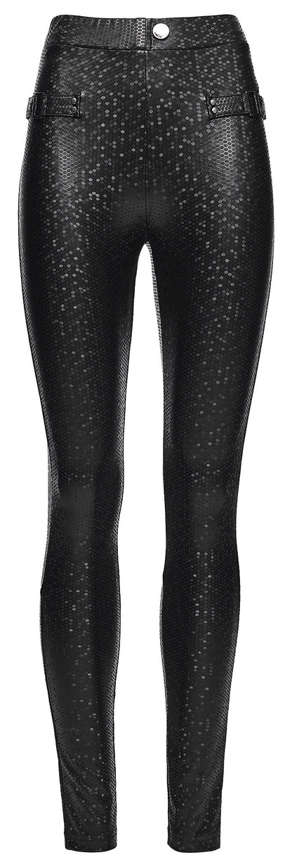 Punk Rave Women's Leggings Ravenna Black Prism Finish UK 10-22 - QHA UK
